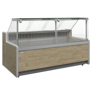 Витрина холодильная Carboma GC111 VV 1,5-1 (1010 Мариель) (динамика, газлифт, без боковин)