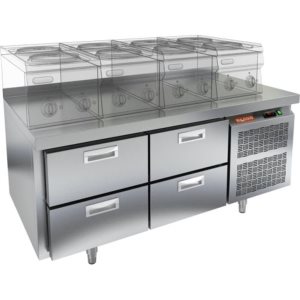 Стол охлаждаемый HiCold SN 22/TN LT SH под тепловое оборудование