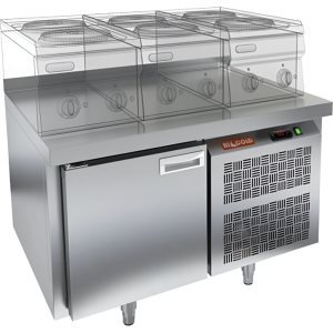 Стол морозильный HiCold SN 1/BT LT под тепловое оборудование