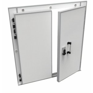 Дверь холодильная распашная двустворчатая НТ-РДД-2400*2400/120 - Изображение 2