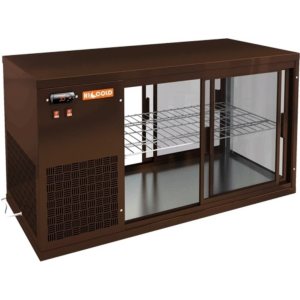 Витрина холодильная настольная HICOLD VRL T 1100 L Brown