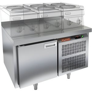 Стол охлаждаемый HiCold SN 1/TN LT под тепловое оборудование