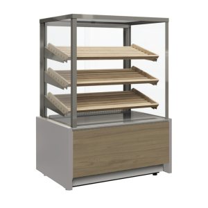 Витрина кондитерская Carboma KC70 N 1,3-1 Light Bread Паттерн (0110 Мариель) хлебная, со стеклом