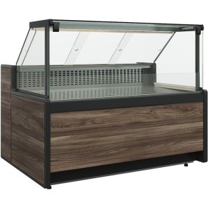 Витрина нейтральная Carboma GC111 N 2,5-1 (1008 (Темный дуб)) (без боковин)