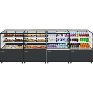 Витрина нейтральная Carboma KC78-130 N 1,2-1 (9005) - Изображение 5